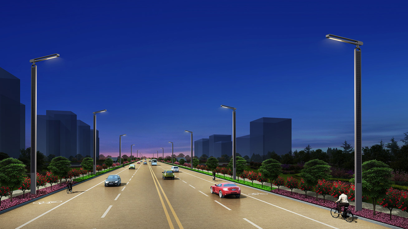 Solar Powered Street Lamps