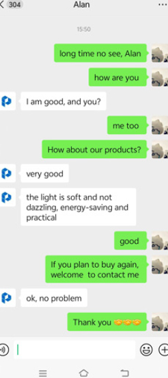 Phản hồi đèn Led ngoài trời