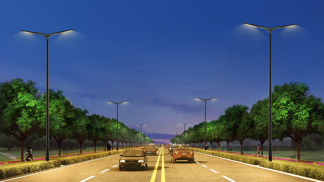 Pemasangan Lampu Jalan