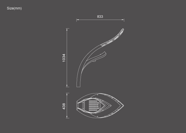 Led Pole Lights Panlabas