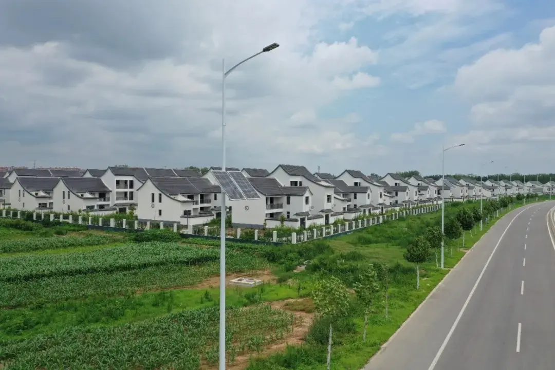 Sanxing Taa IoT Solar Street Taa | Barabara ya Gonga Kusini, Kaunti ya Taiqian, Mkoa wa Henan