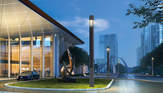 Solar Powered Street Lamps