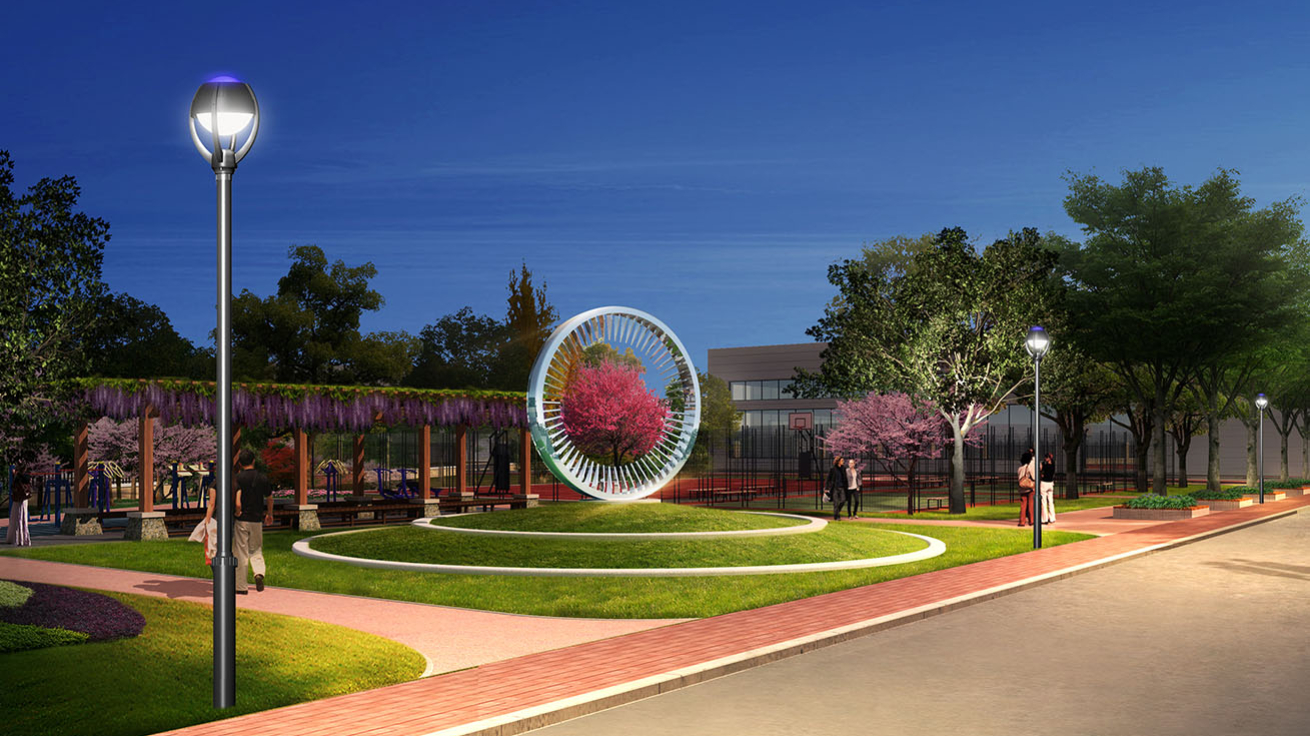 Đèn trụ ngoài trời