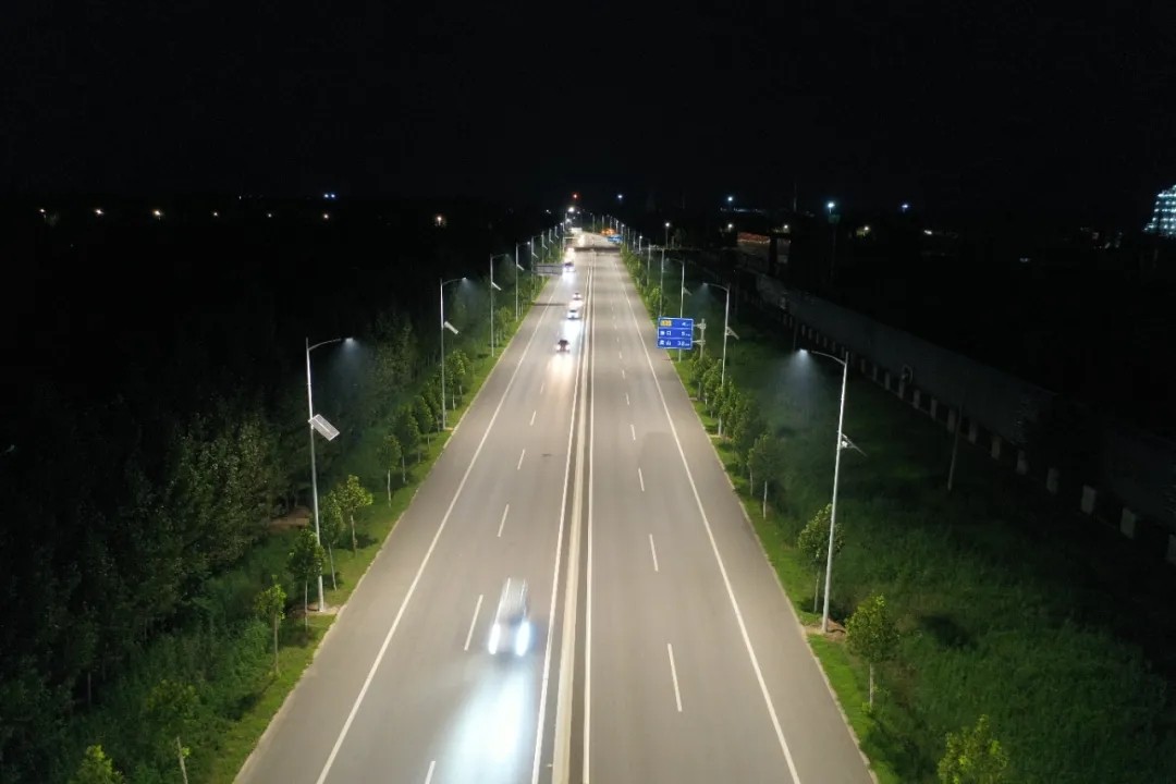 Sanxing Lighting IoT Solar Street Lights | South Ring Road, Taiqian County, Henan Province