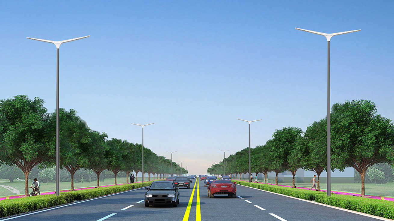 Pemasangan Lampu Jalan