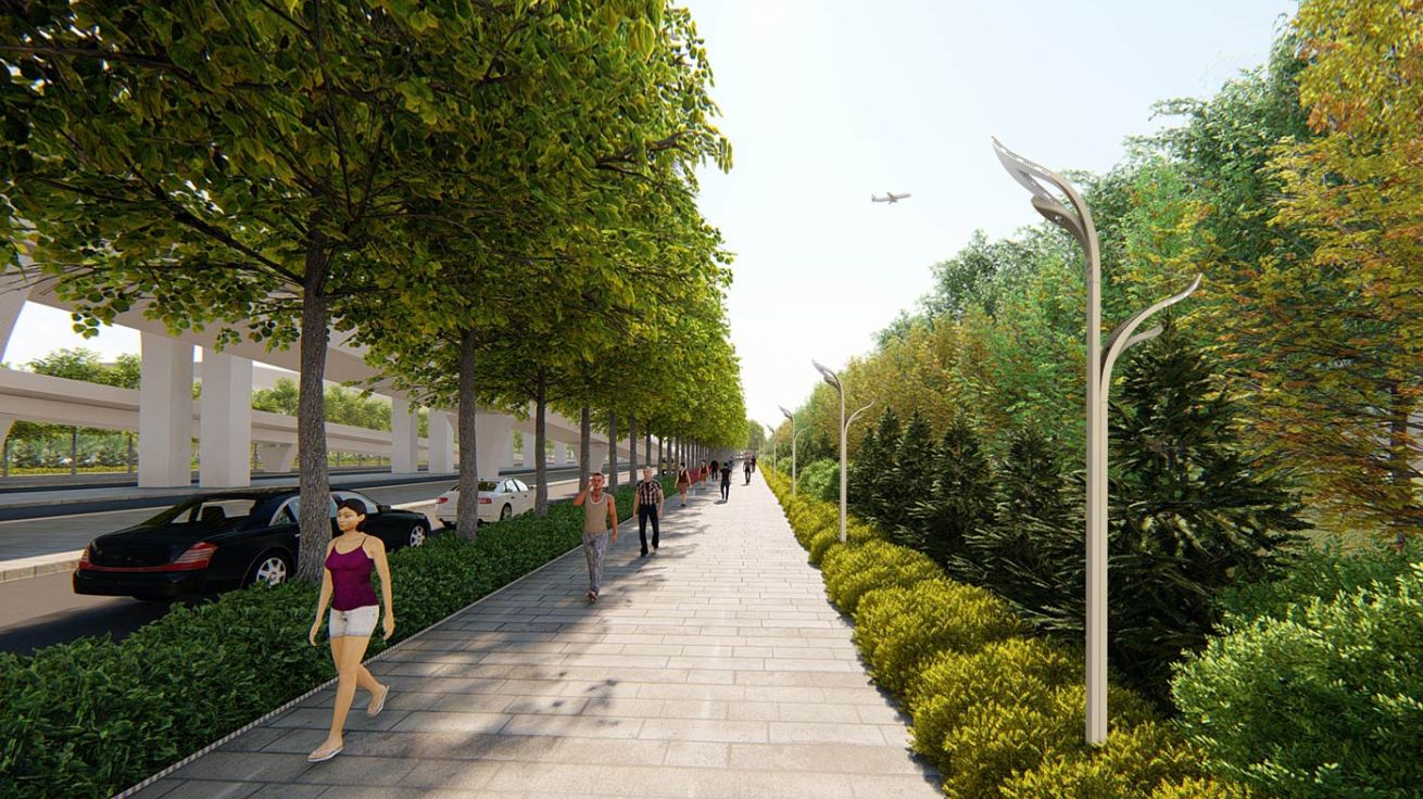 Светодиодные столбовые светильники для улицы