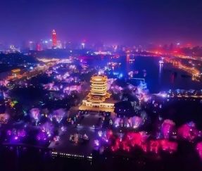 Jinan "One Lake One Ring" Landscape Lighting Project: Custom Lotus & Willow Cultural Street Lamp Solution