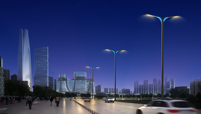 đèn đường có đèn led