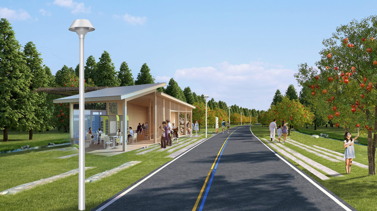 Hiệu ứng ban ngày của đèn điện ngoài trời