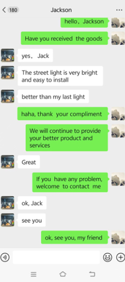 Feedback sa Mga Ilaw sa Panlabas na Pole