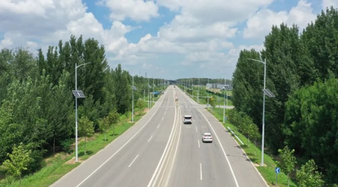 Sanxing Lighting IoT Solar Street Lights | South Ring Road, Taiqian County, Henan Province