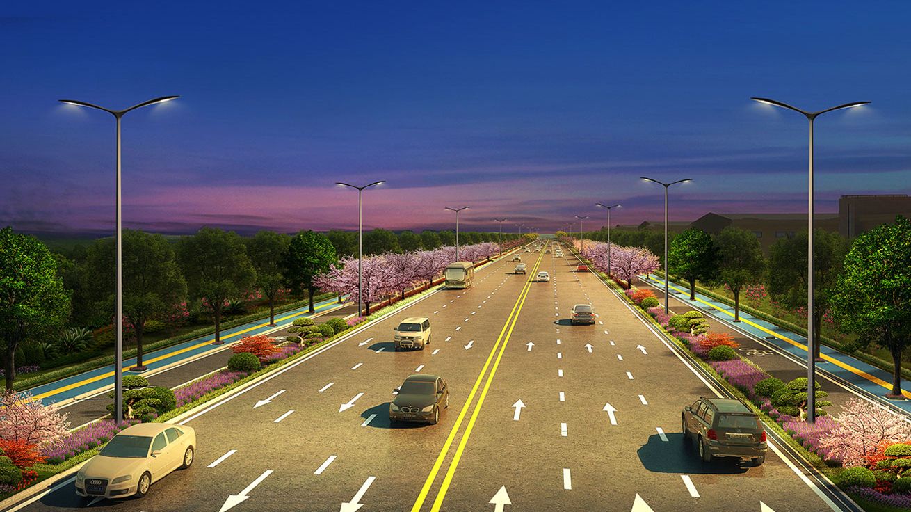 أضواء الشوارع التقليدية