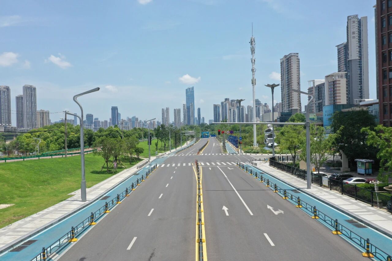 Cải tạo đường phố đô thị và giải pháp tích hợp cho hệ thống giao thông phi cơ giới trong đô thị | Đại lộ Zhiyin, Vũ Hán