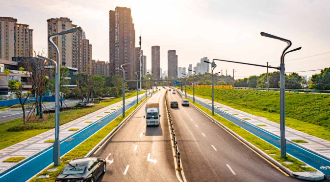 Cải tạo đường đô thị & Giải pháp tích hợp cho hệ thống giao thông đô thị phi cơ giới | Đại lộ Zhiyin, Vũ Hán
