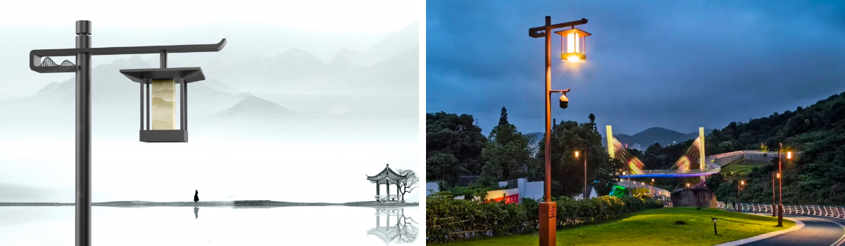 Dự án chiếu sáng cảnh quan Khu du lịch sinh thái Zhoushan Dinghai Wushan (Đường đi bộ xanh công viên Wushan)