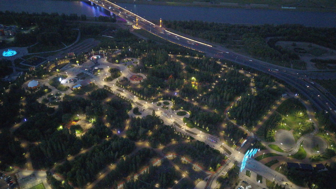 Focus on the Belt and Road · Light Up the Pearl of Eurasia-Astana Jetisu Park Landscape Lighting Project