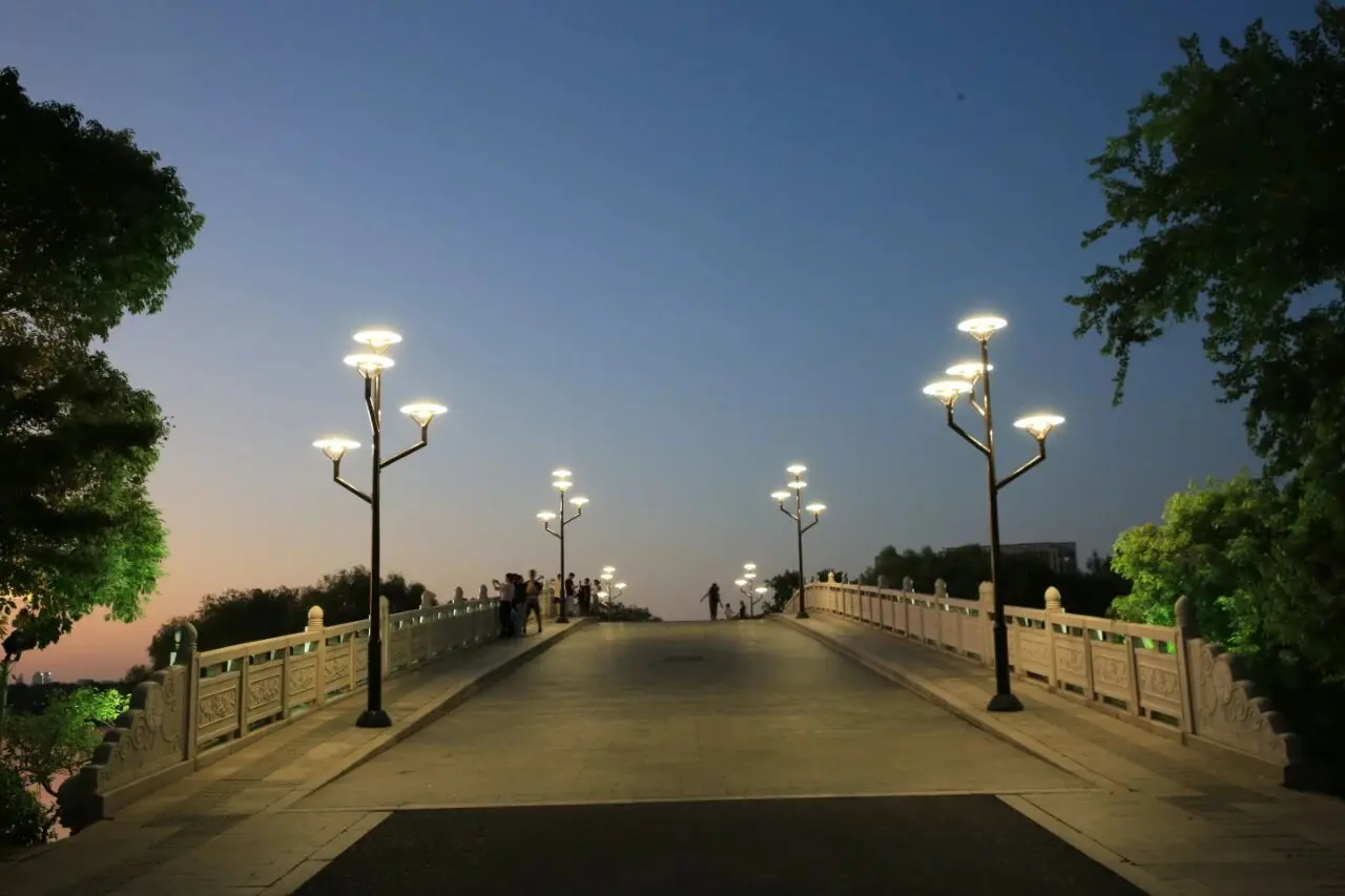 أضواء حديقة المناظر الطبيعية