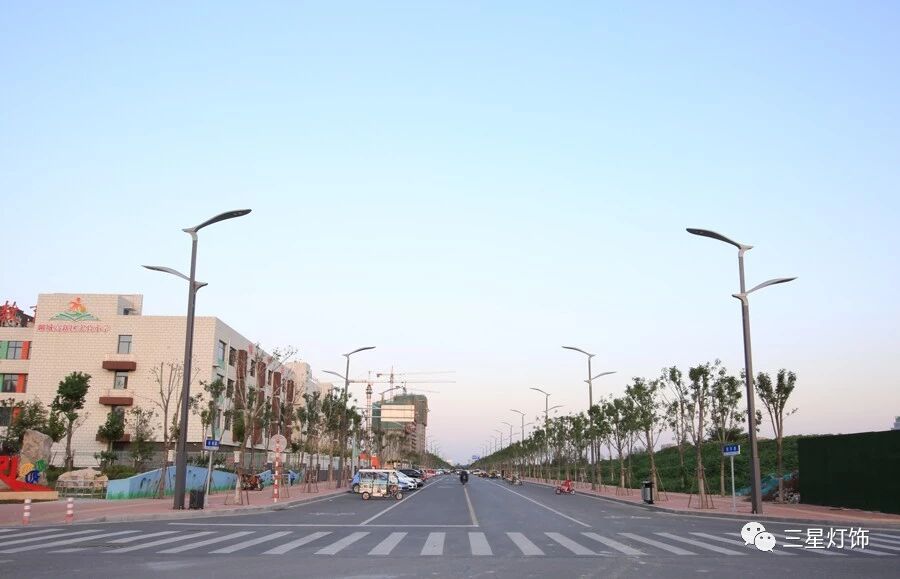 Installation de lampadaires LED
