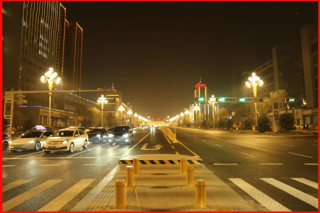 Bagong China Lamp sa Yingze Street ng Taiyuan, Top Street ng Shanxi | Isang Pagpupugay sa Ika-75 Anibersaryo ng PRC