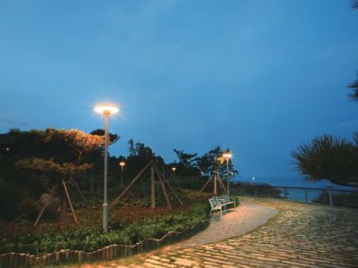 luz solar de rua 50w equivalente a 150w halogéneo