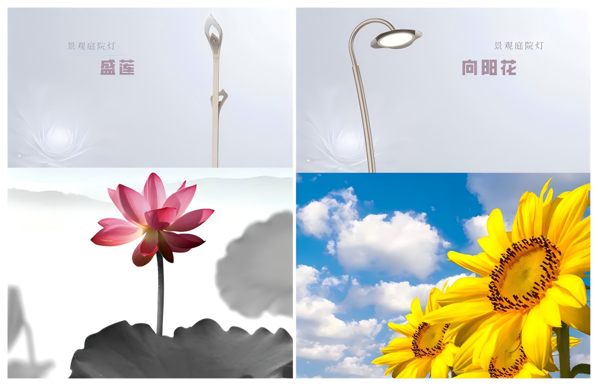 Lampadaires LED pour l'extérieur et lampes de jardin à LED Lampadaires LED pour l'extérieur et lampes de jardin à LED