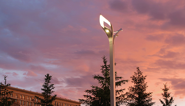 Led Pole Lights Panlabas