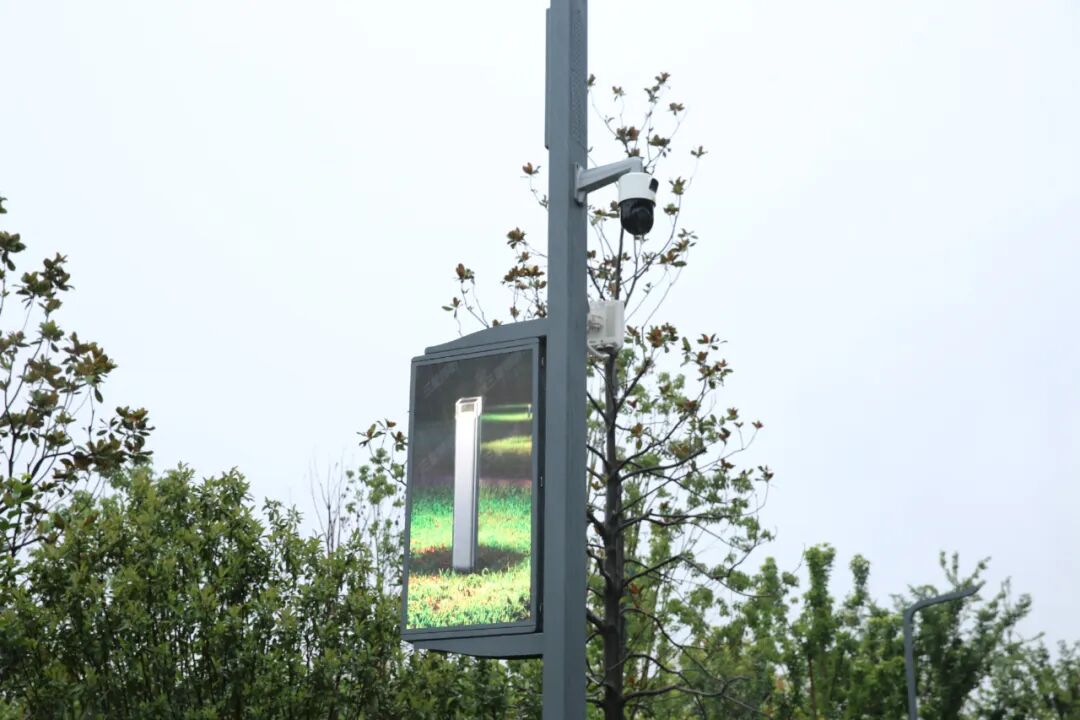 Применение интеллектуальных многофункциональных столбов освещения Sanxing в высокотехнологичном парке мирового класса | Хэфэй Чжунъань Чуангу