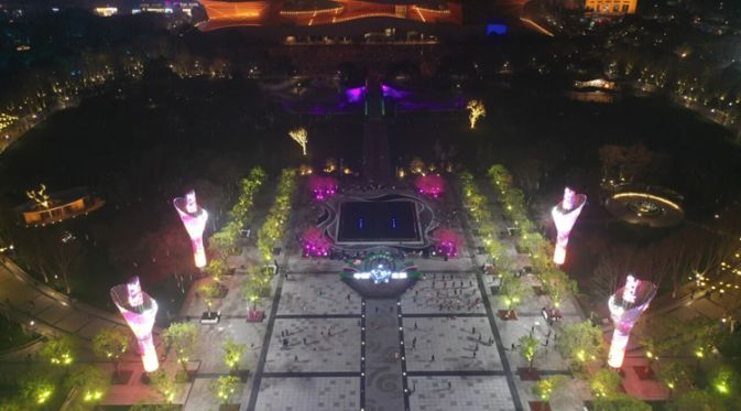 ¡Definamos la iluminación del futuro para el núcleo urbano! — Plaza Taihu de Wuxi