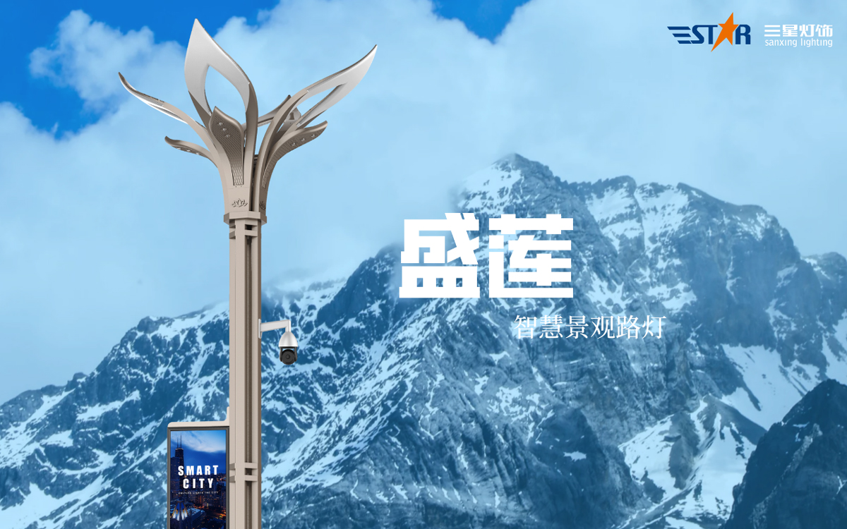Dự án chiếu sáng cảnh quan với cây Saussurea involucrata tại Karamay | Đèn đường LED Dự án chiếu sáng cảnh quan với cây Saussurea involucrata tại Karamay | Đèn đường LED