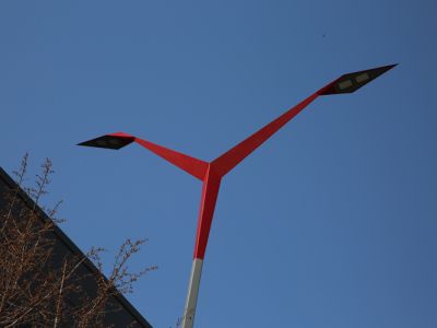 Lámpara de calle con luz LED