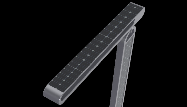 Solar Powered Street Lamps