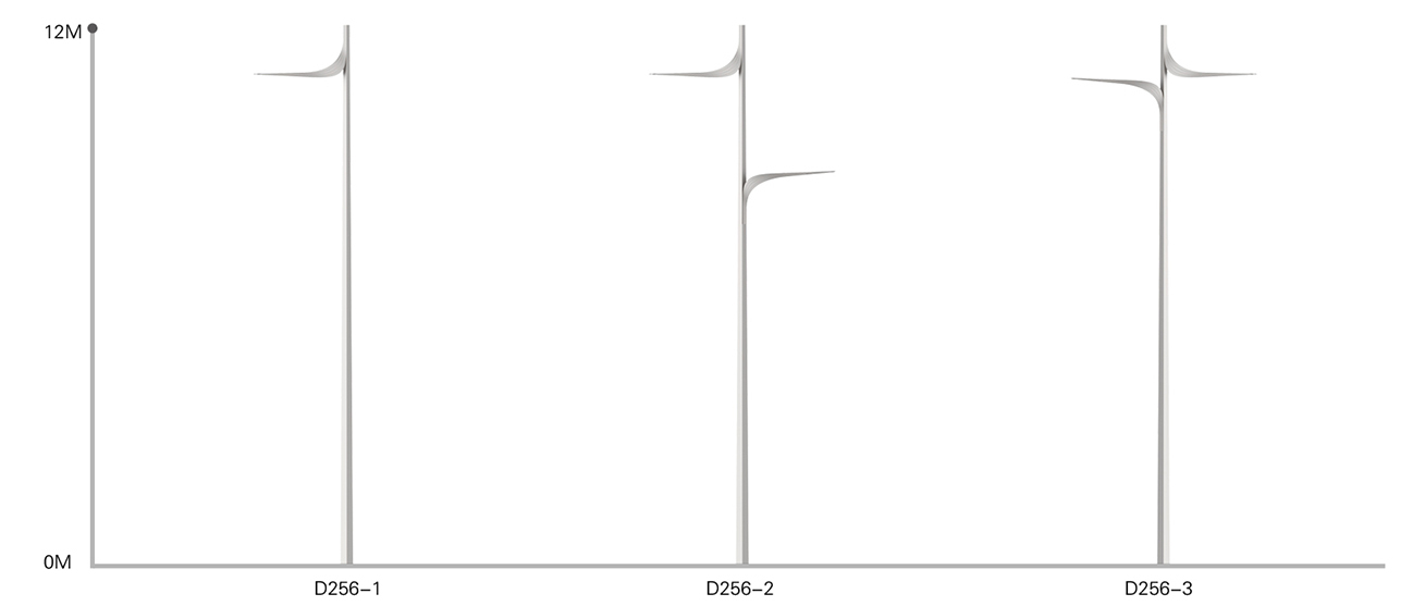 Đèn đường thiết kế