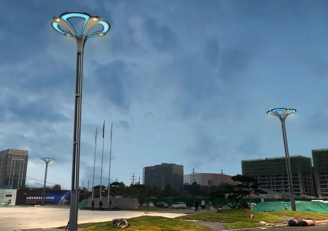 Ақылды ландшафты көше шамдары: Тайан Баолилай кәсіпкерлік инкубациялық саябағындағы жағдайды зерттеу