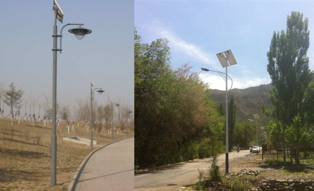 Chiếu sáng thế hệ mới cho các dự án năng lượng mặt trời ở nông thôn｜Trường hợp ứng dụng đèn đường năng lượng mặt trời IoT tất cả trong một "Xingrui" của Sanxing Lighting trên các con đường thị trấn