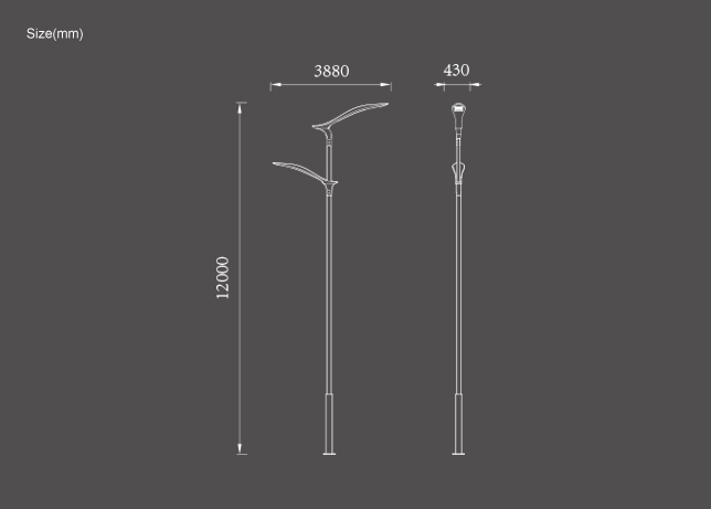 Lắp đèn đường Led