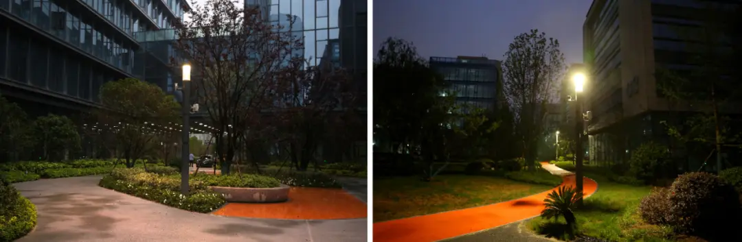 Penggunaan Tiang Pelbagai Fungsi Pintar Sanxing Lighting di Taman Teknologi Tinggi Bertaraf Dunia: Hefei Zhong’an Chuanggu