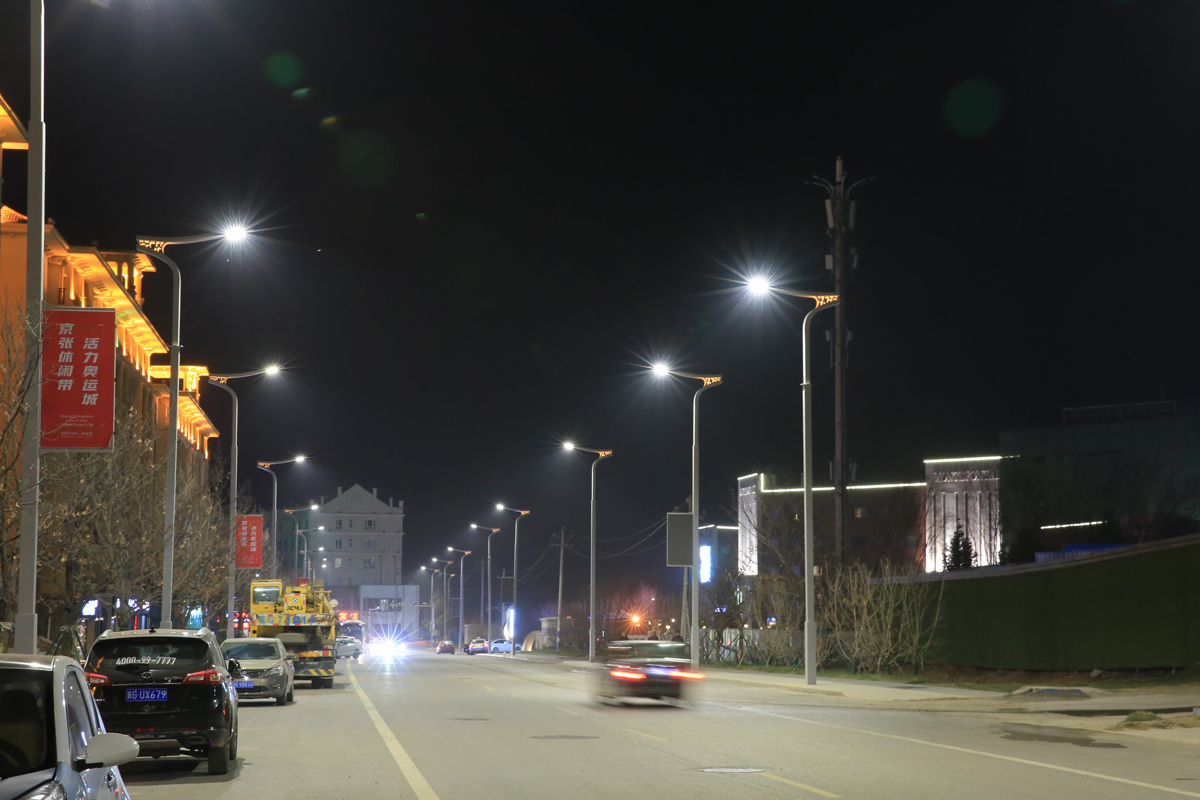 Светильники для освещения дорог на зимних Олимпийских играх в Пекине