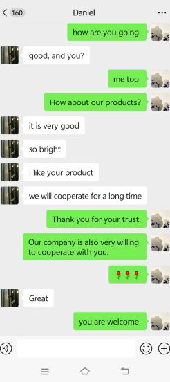 Iluminação do balizador do cliente 2