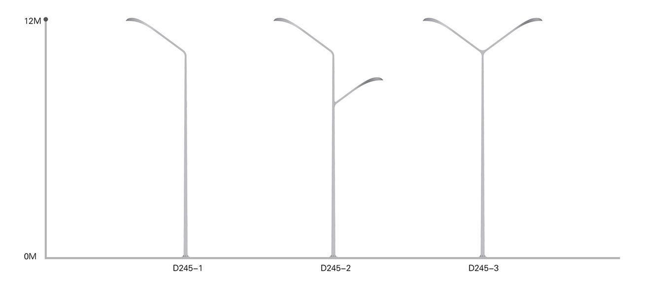 Éclairage public mené