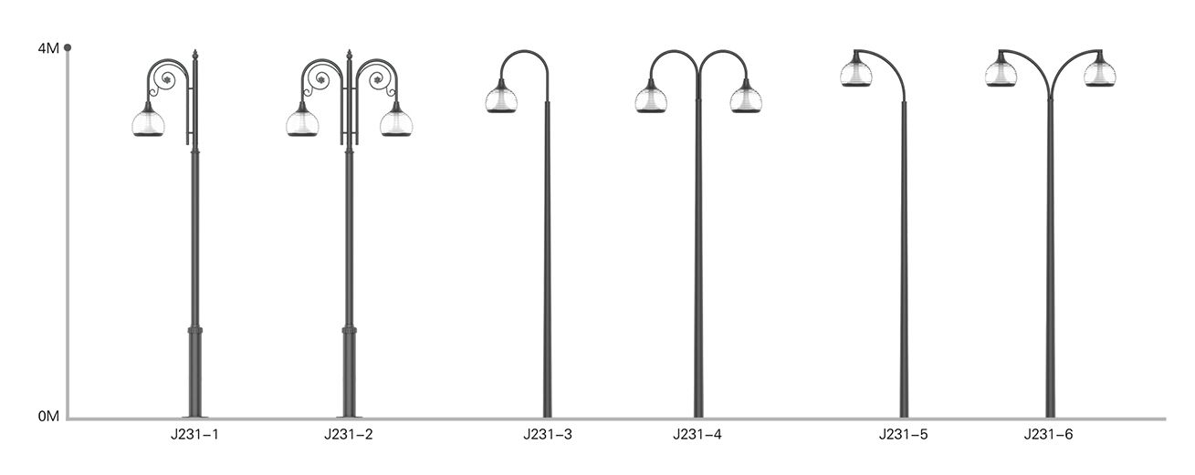 Panlabas na Pag-iilaw Mga Street Lamp