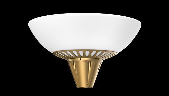 Luz de calle blanca cálida